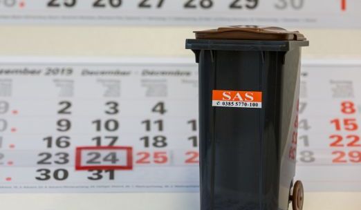 Abholzeiten ändern sich zu den Feiertagen. Foto: maxpress/srk